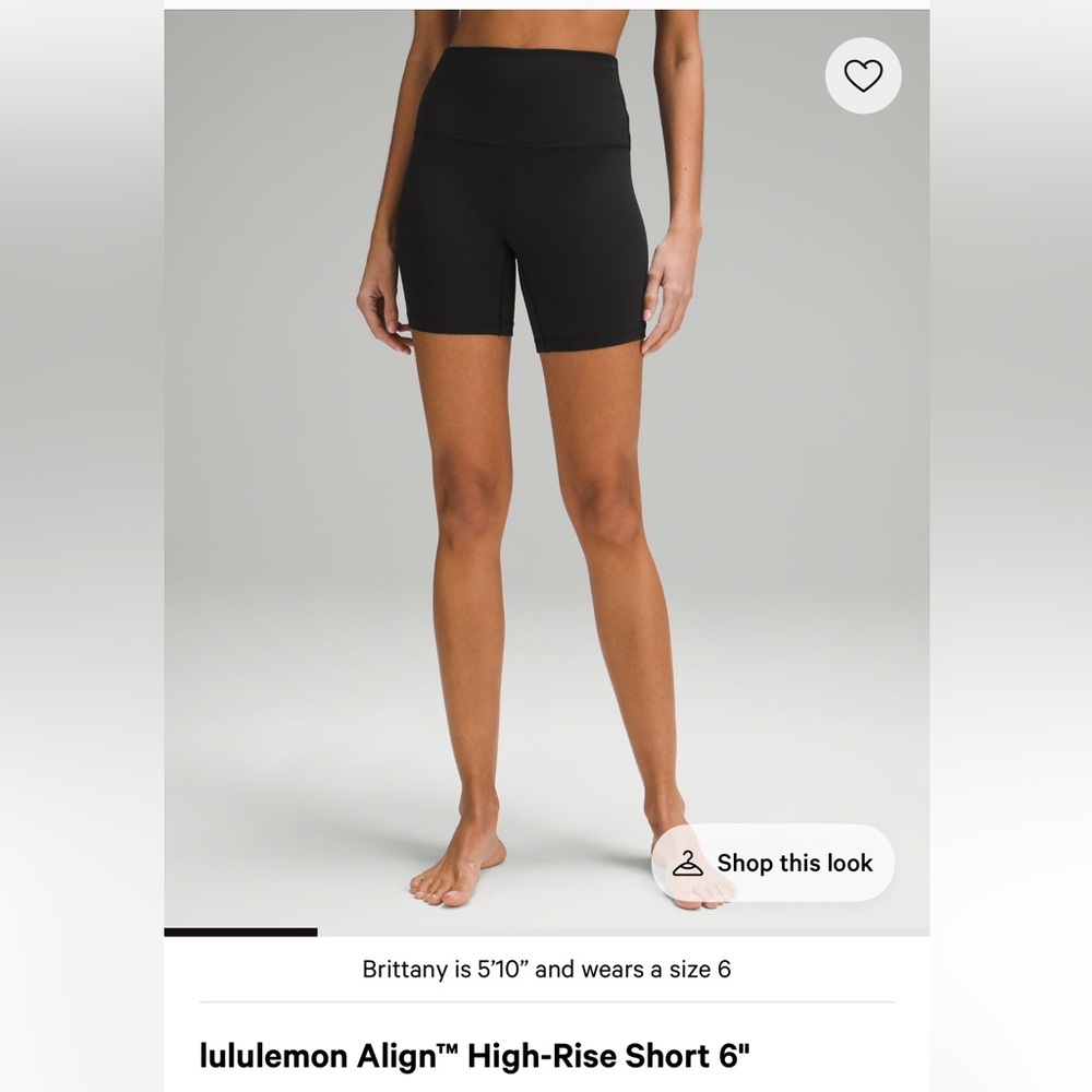 Lululemon biker shorts